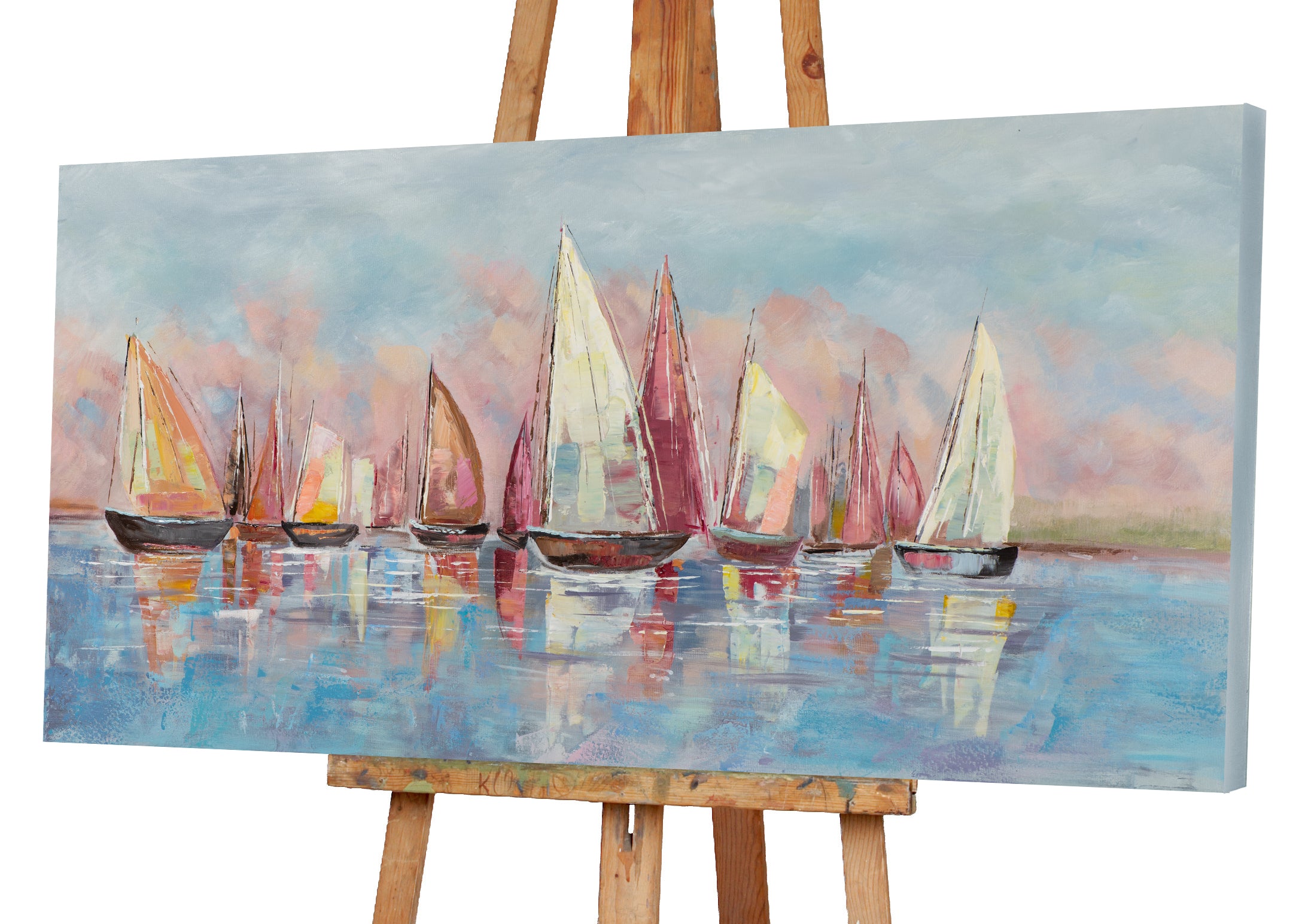 Peinture Régate en couleurs