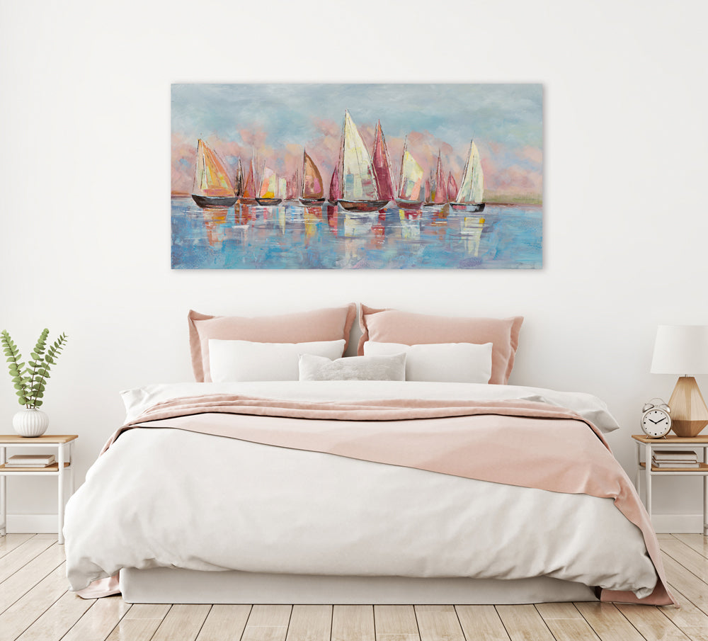 Peinture Régate en couleurs