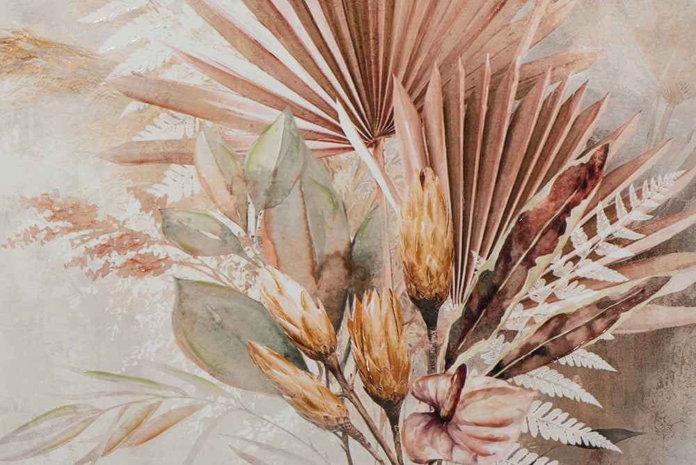 Gemälde Palmblätter in Vase