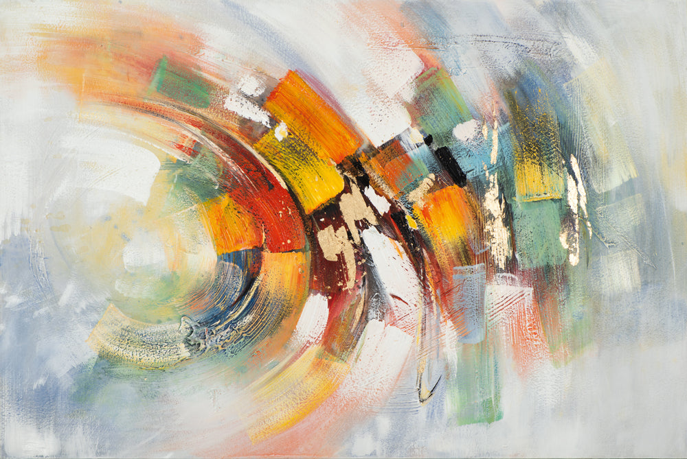 peinture Vague colorée