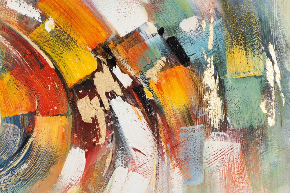 Gemälde Bunte Welle