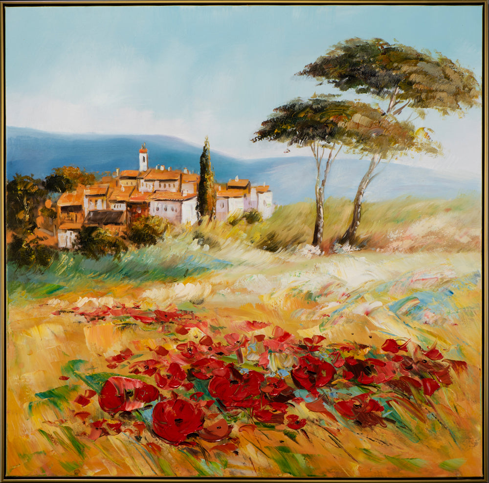 peinture Toscane estivale