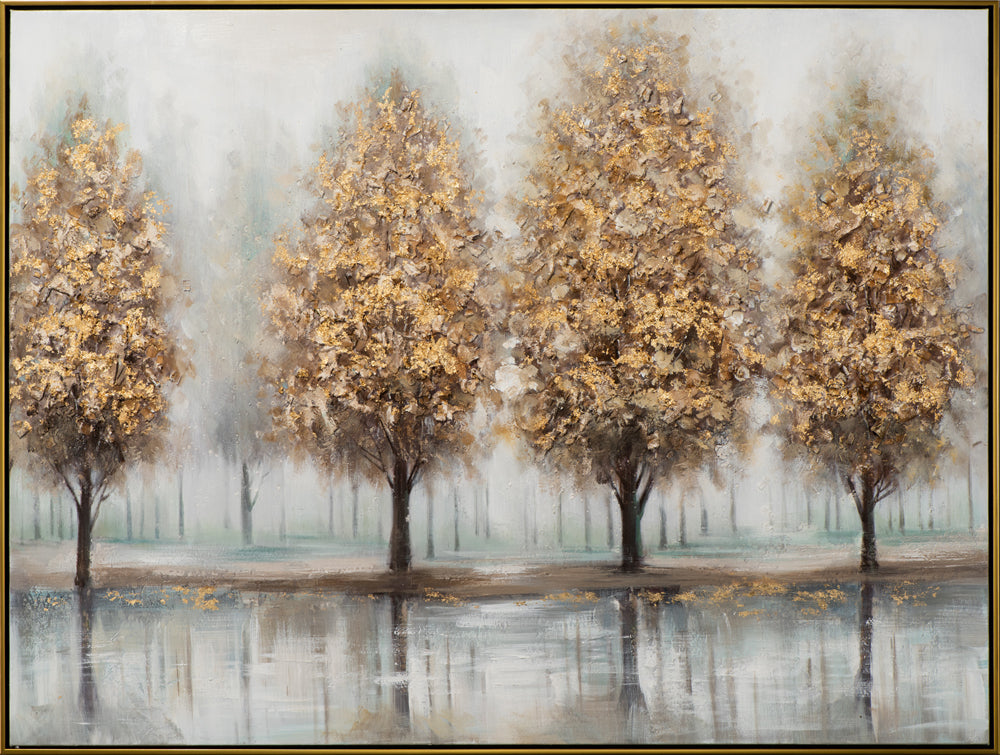 peinture Arbres d'or