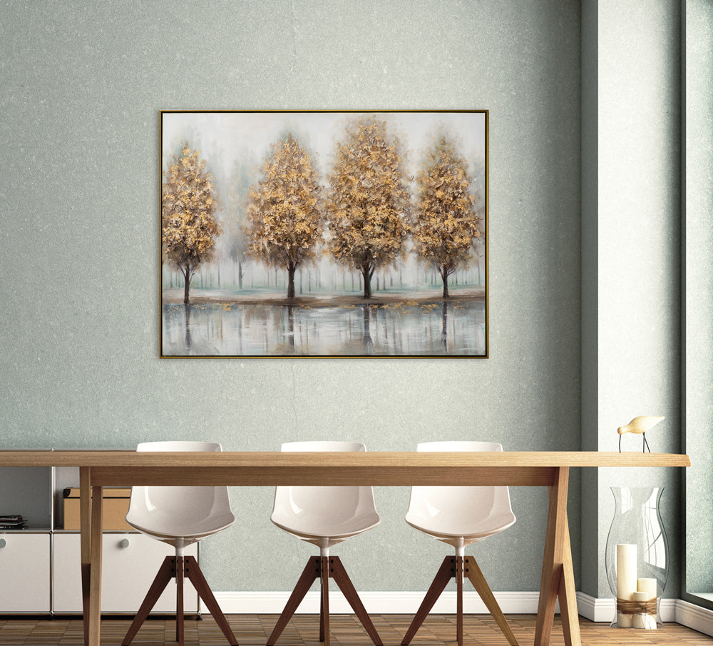 peinture Arbres d'or
