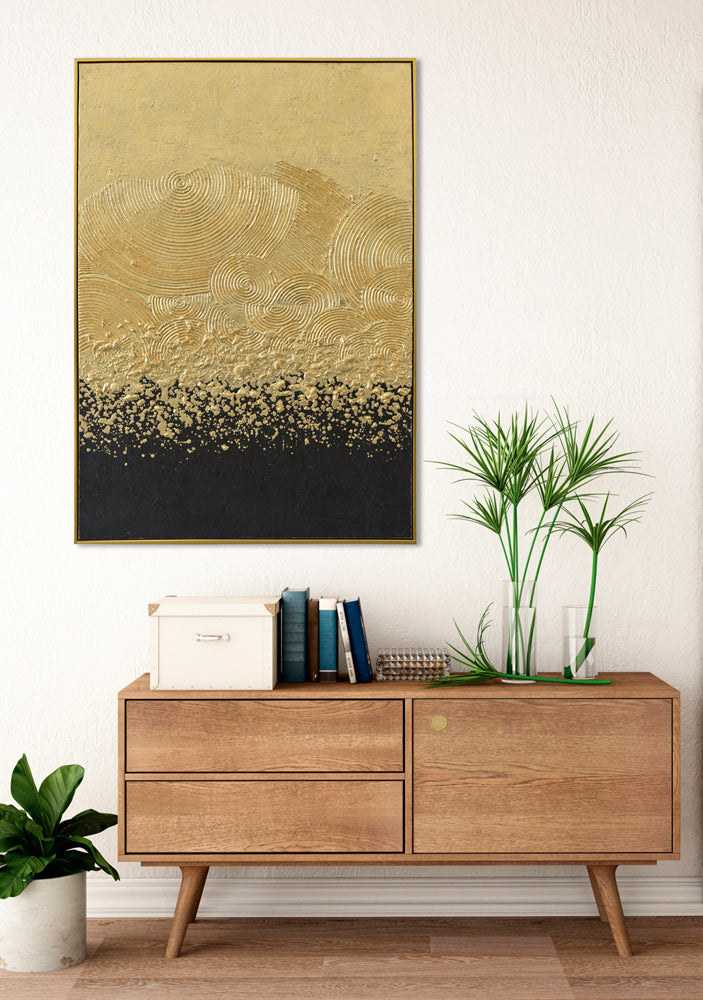 Peinture Or accentuée de Noir