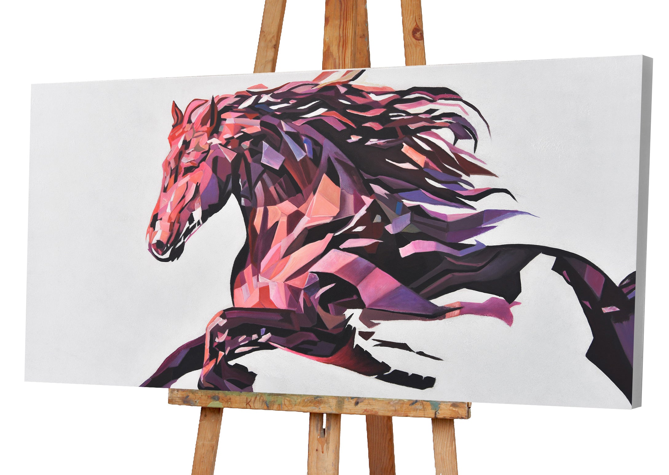 Galloping Mosaic Horse