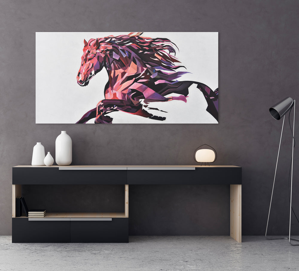 Galloping Mosaic Horse