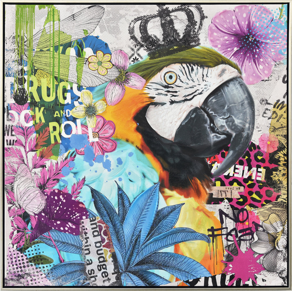 Painting Trendy Ara Collage