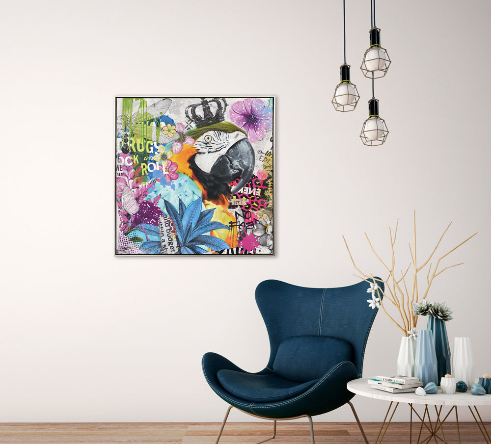 Painting Trendy Ara Collage