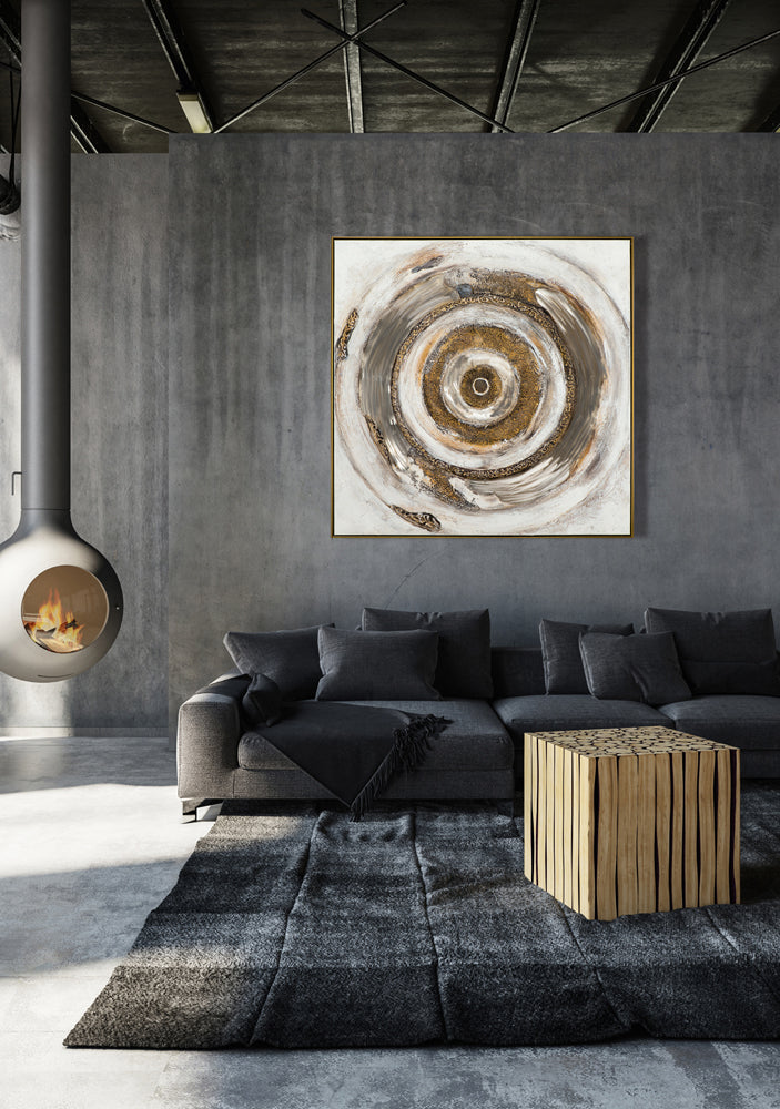 Gemälde Goldene Meditation