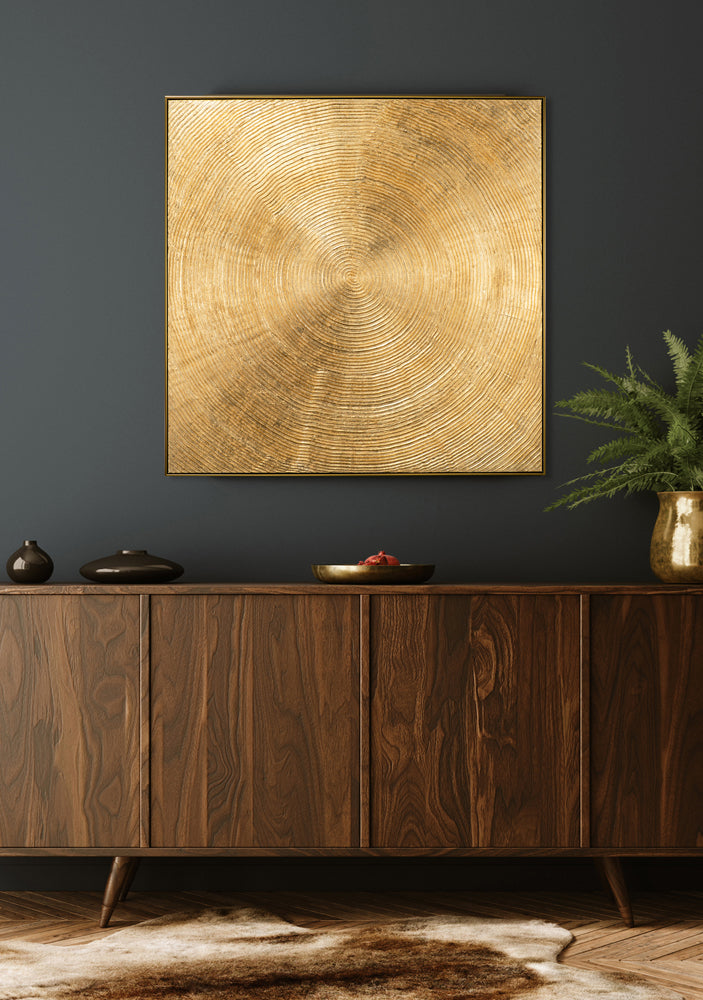 peinture Soleil d'or