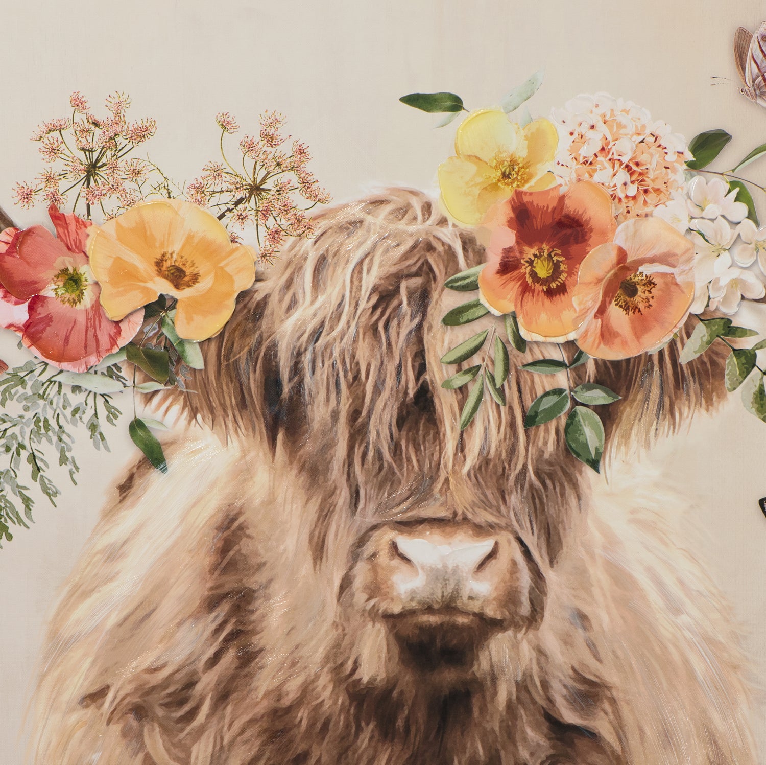 peinture L'été au pâturage