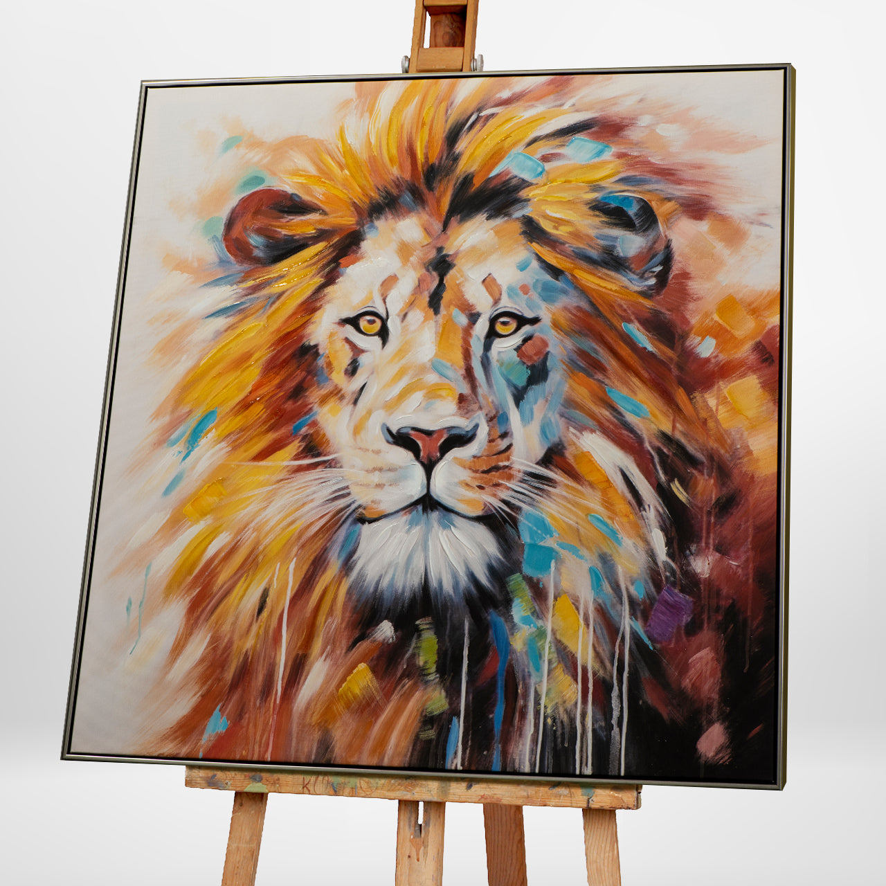 Gemälde Blue Lion King