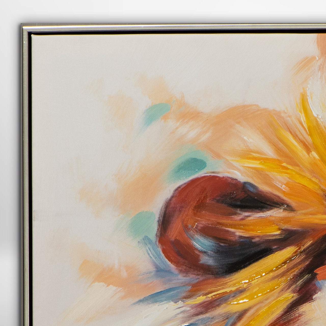 peinture Roi Lion Bleu