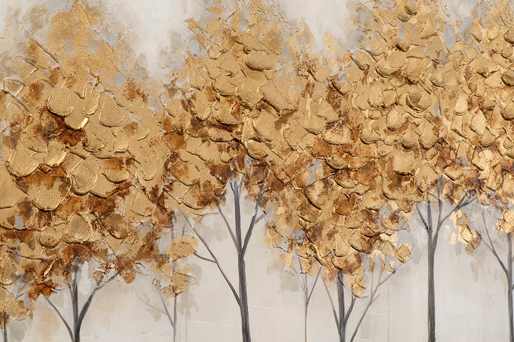 peinture Arbres dorés