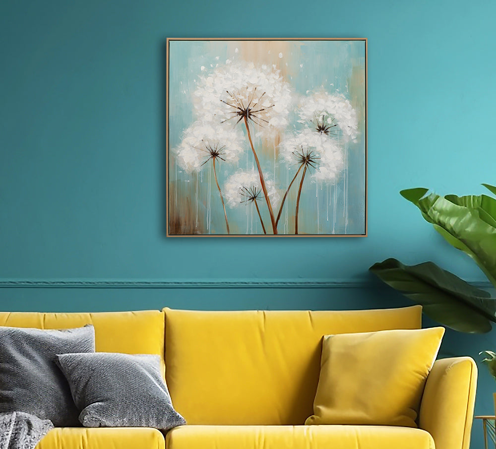 peinture de pissenlits