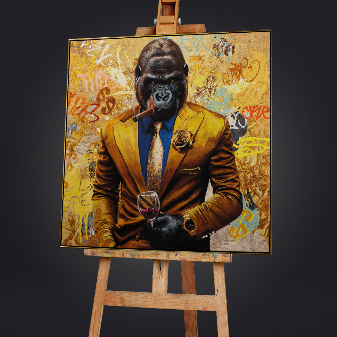 peinture style gentleman