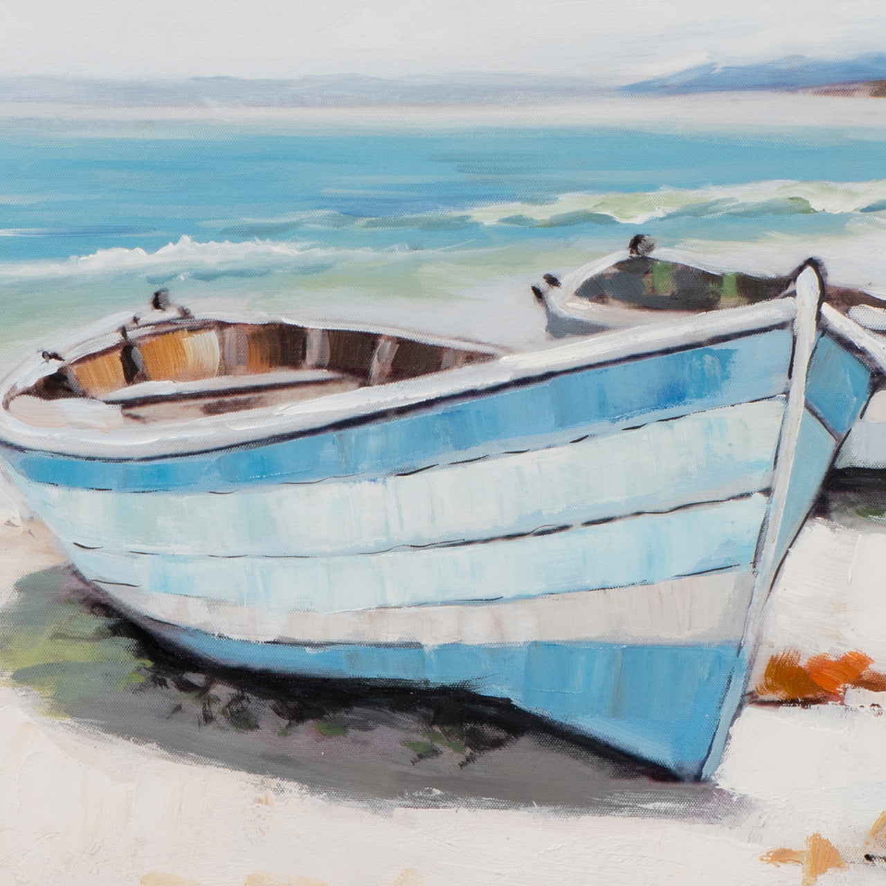 Gemälde Boote am Strand