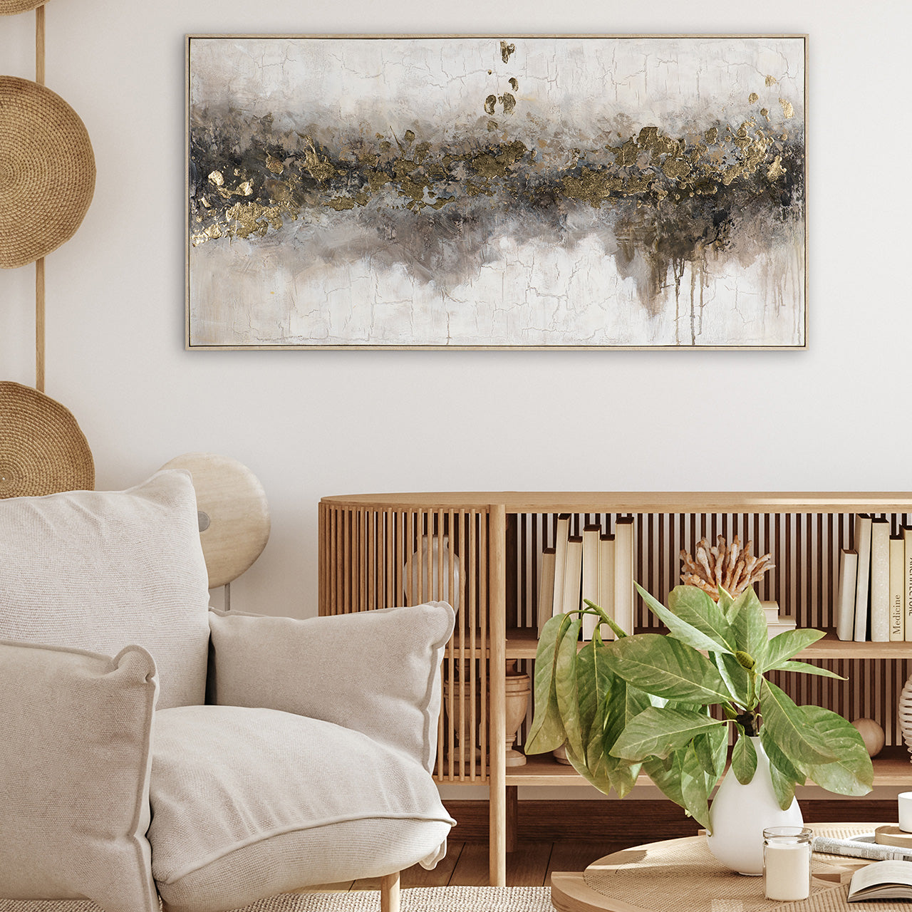 Gemälde Golden Horizon