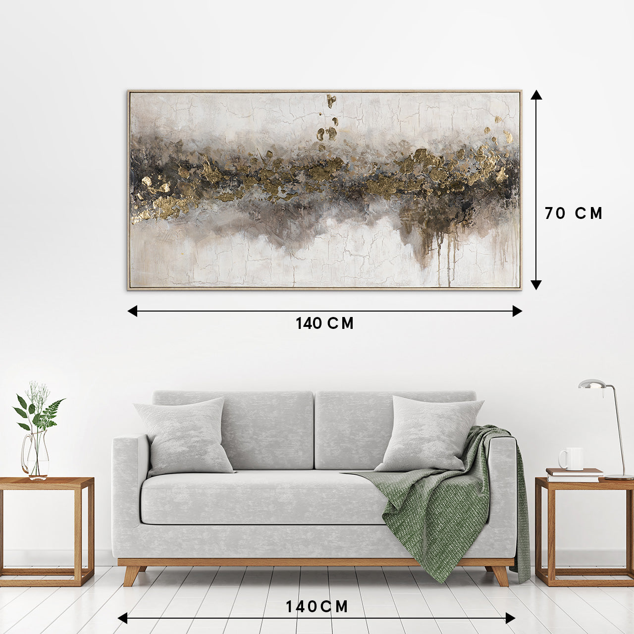 Gemälde Golden Horizon