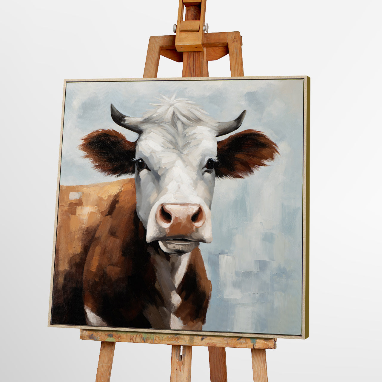 painting cow Bella