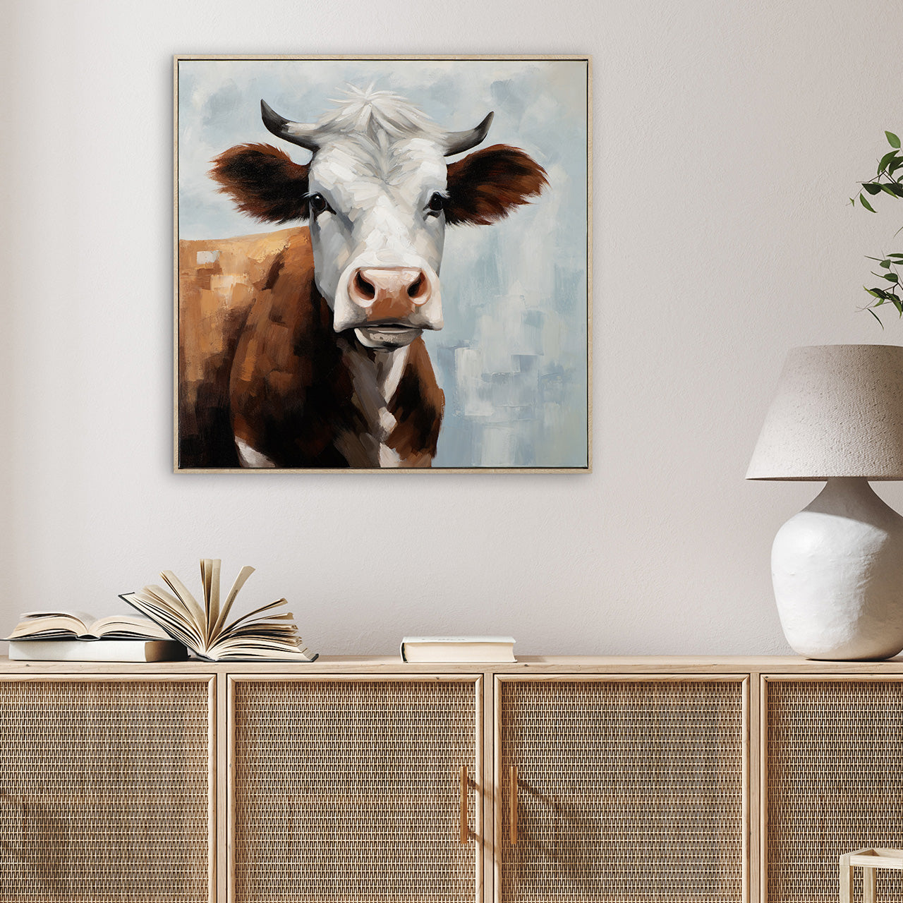 painting cow Bella
