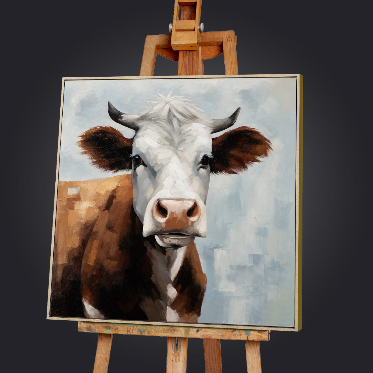 painting cow Bella