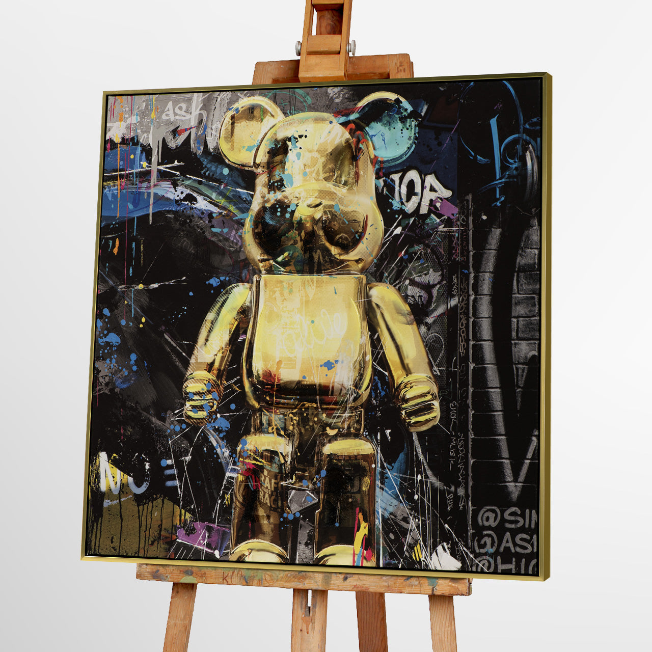 peinture C'est un ours d'or