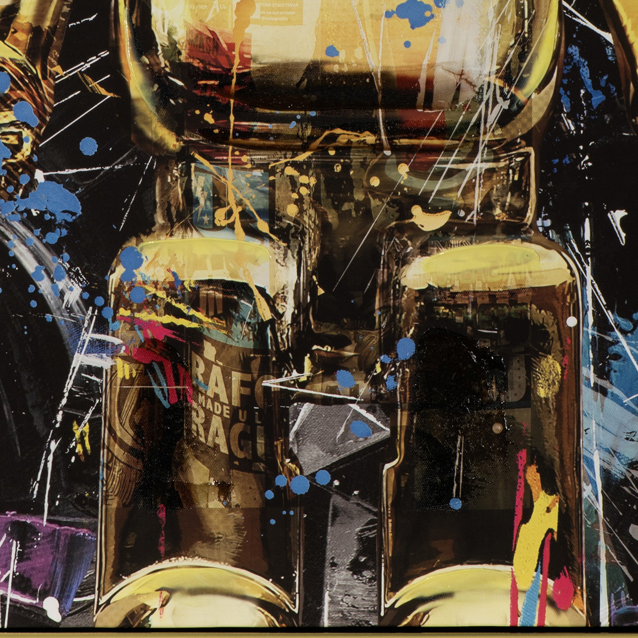 peinture C'est un ours d'or