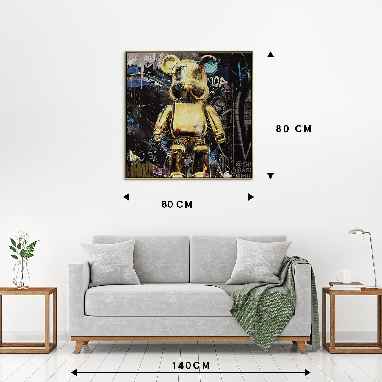 peinture C'est un ours d'or