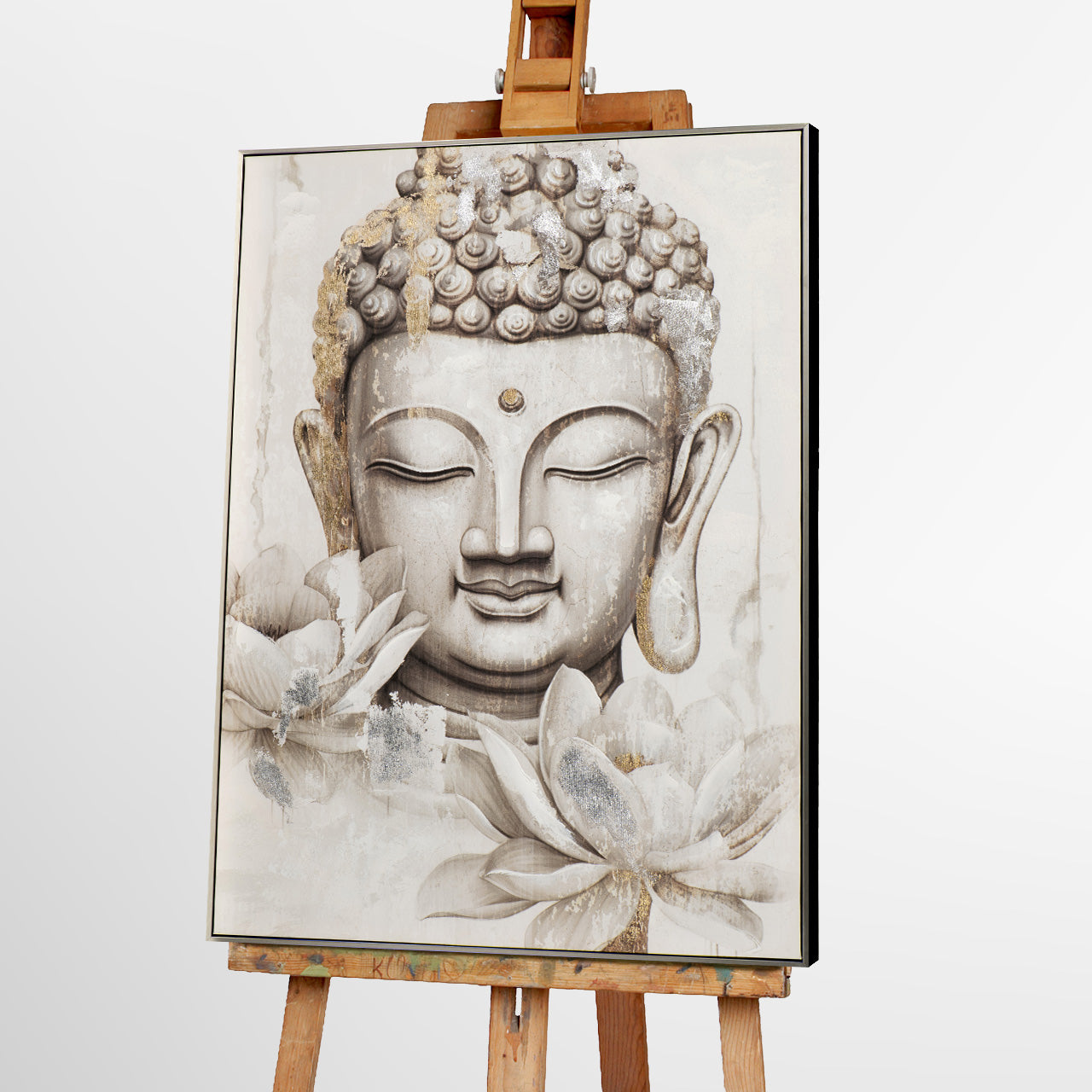 painting Light Buddha