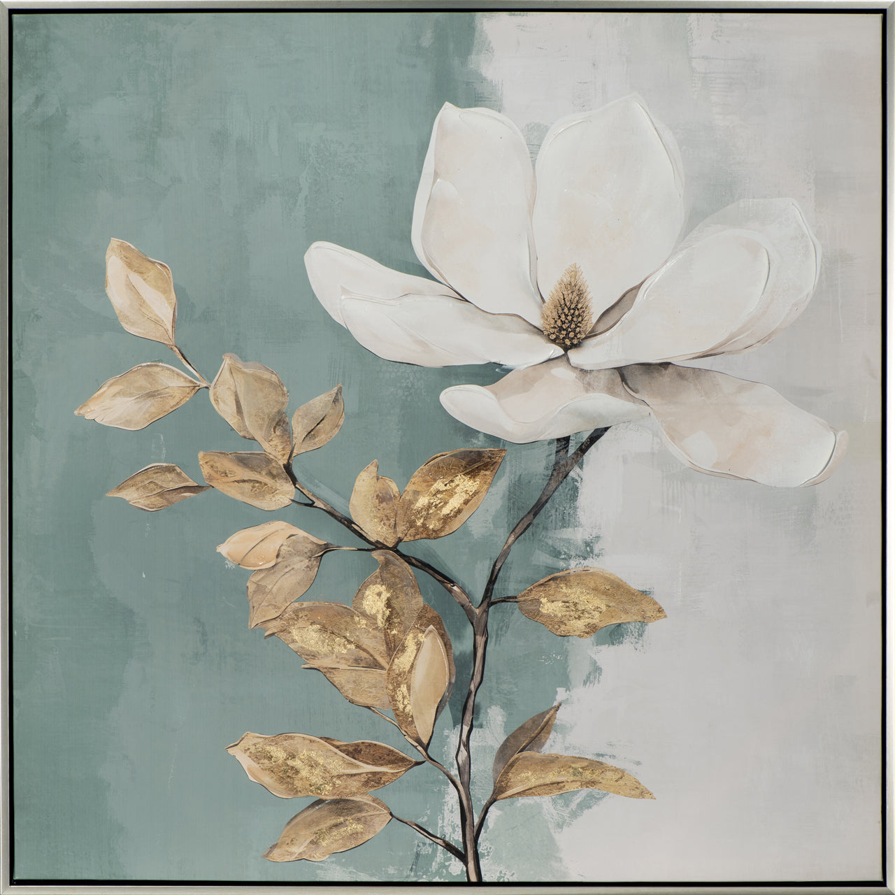 peinture Fleur Blanche