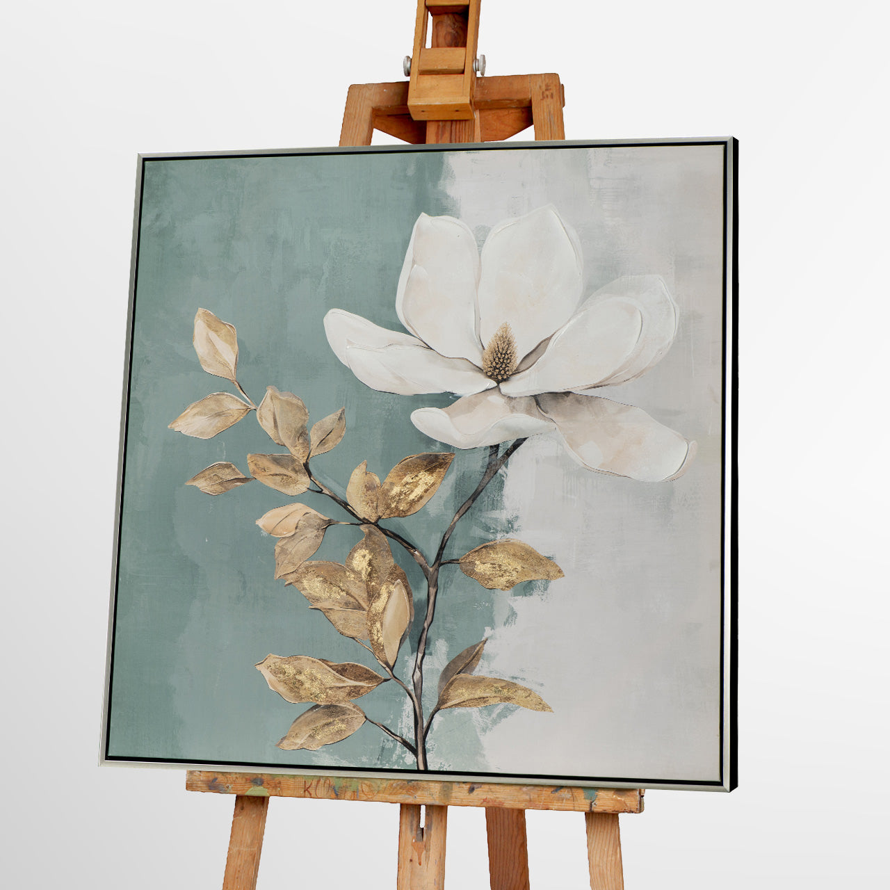 peinture Fleur Blanche