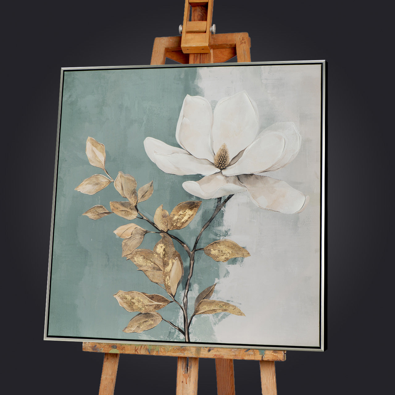 peinture Fleur Blanche