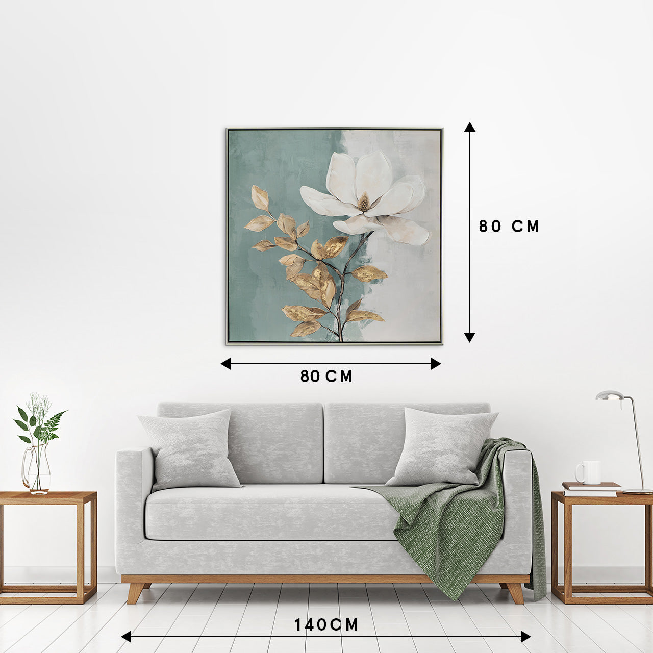 peinture Fleur Blanche