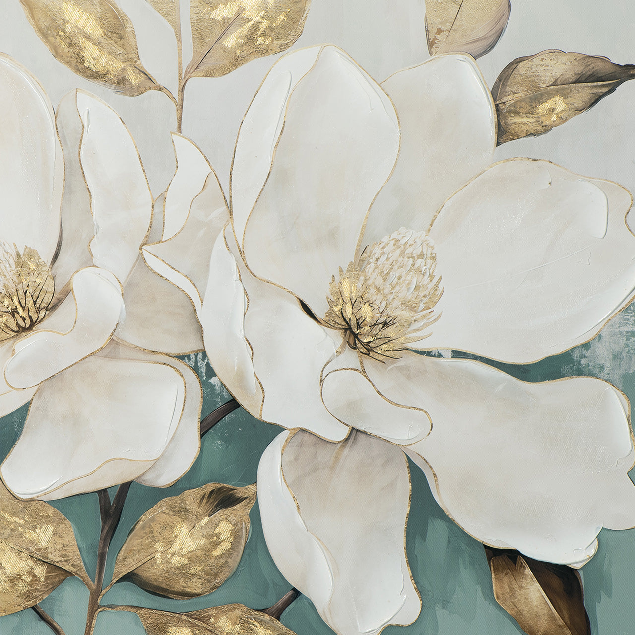 peinture Fleur Blanche