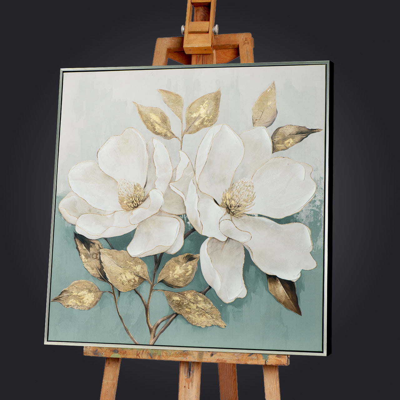 peinture Fleur Blanche