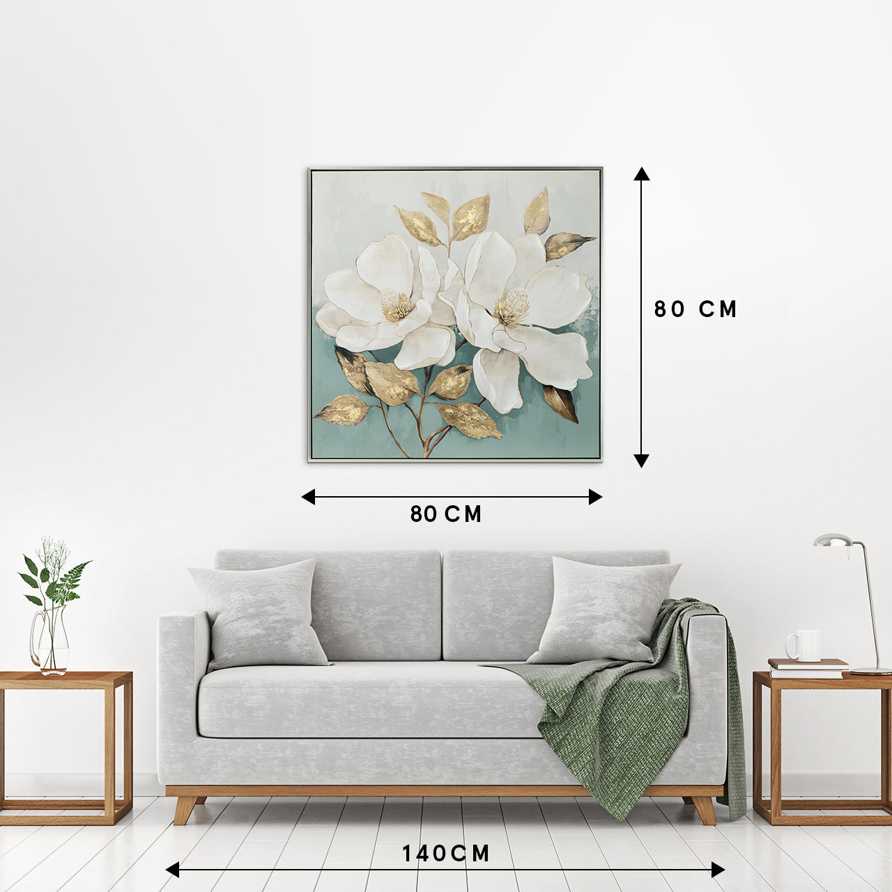 peinture Fleur Blanche