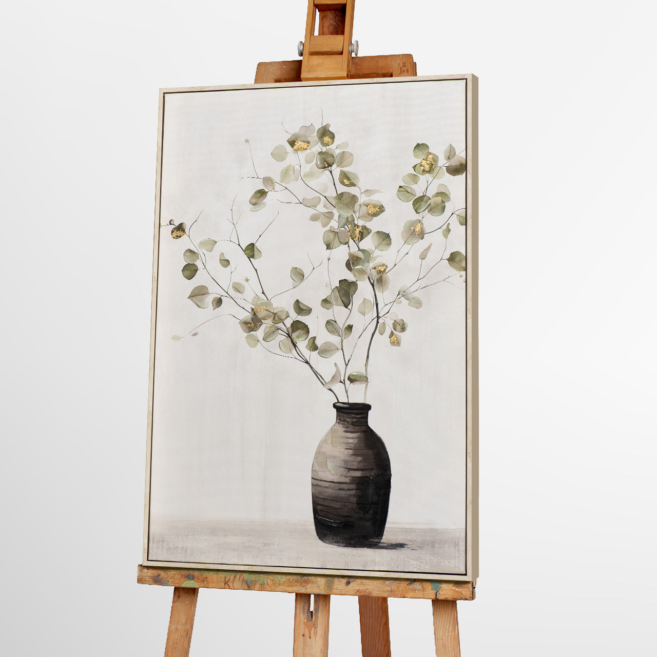 Gemälde Soft Golden Green