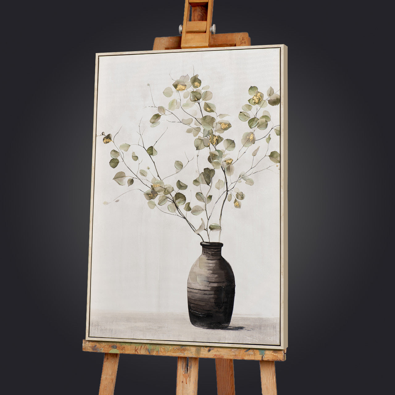 peinture Vert doré doux