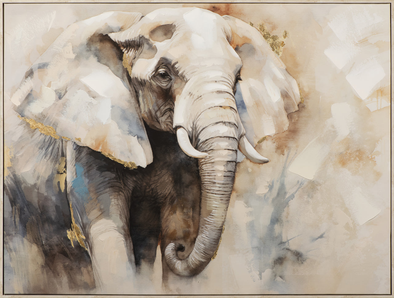 Gemälde Grey coloured Elephant