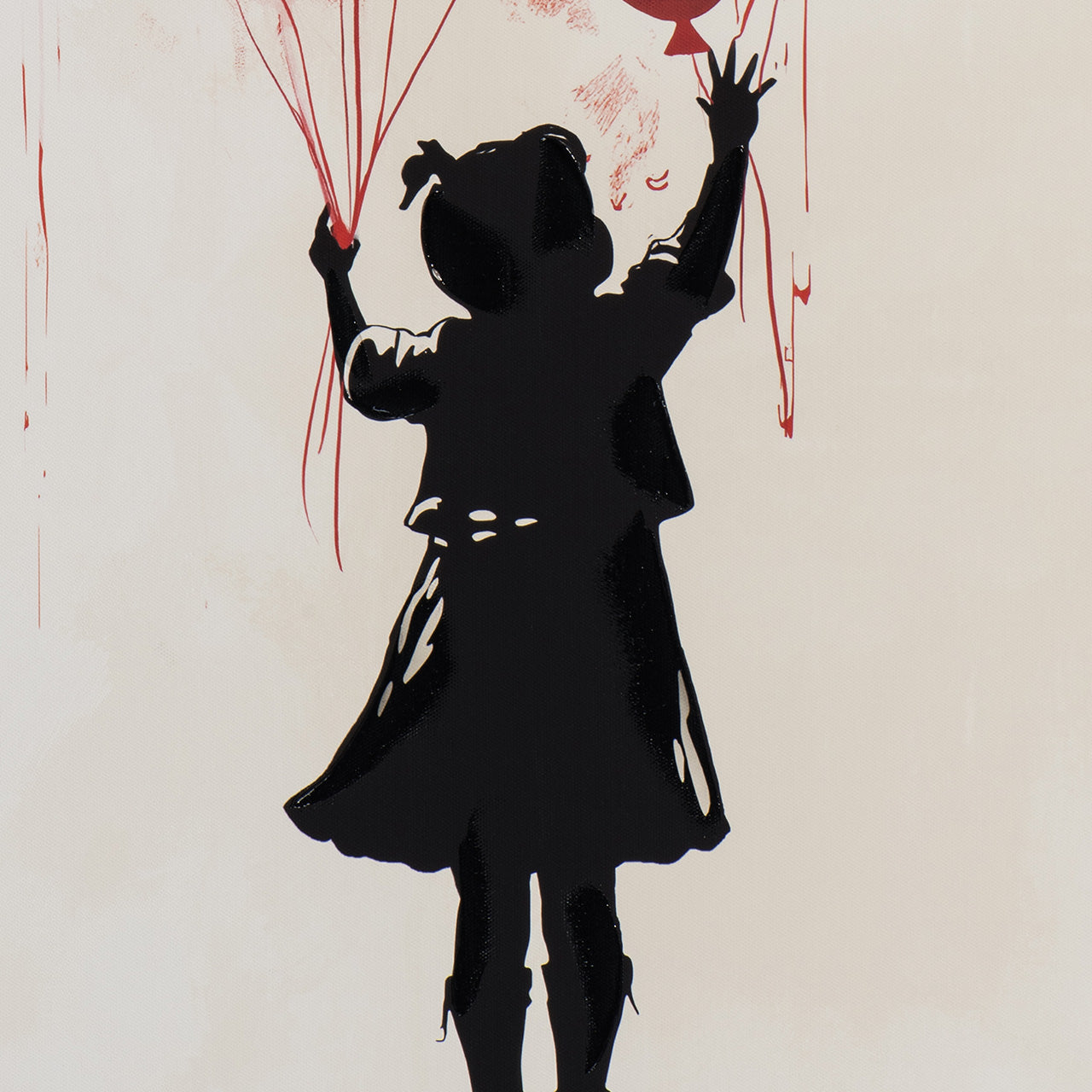 Peinture Fille Ballon