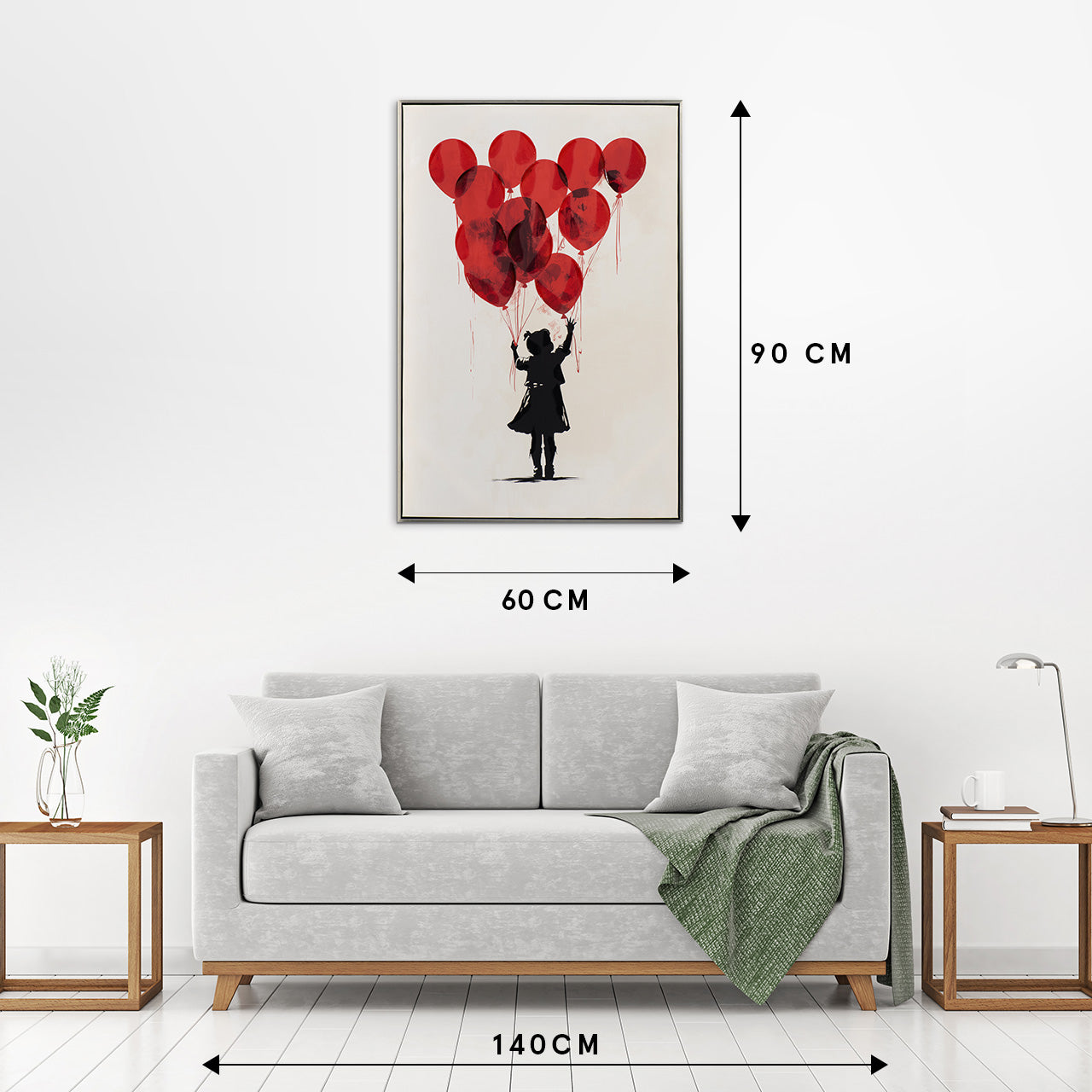 Peinture Fille Ballon