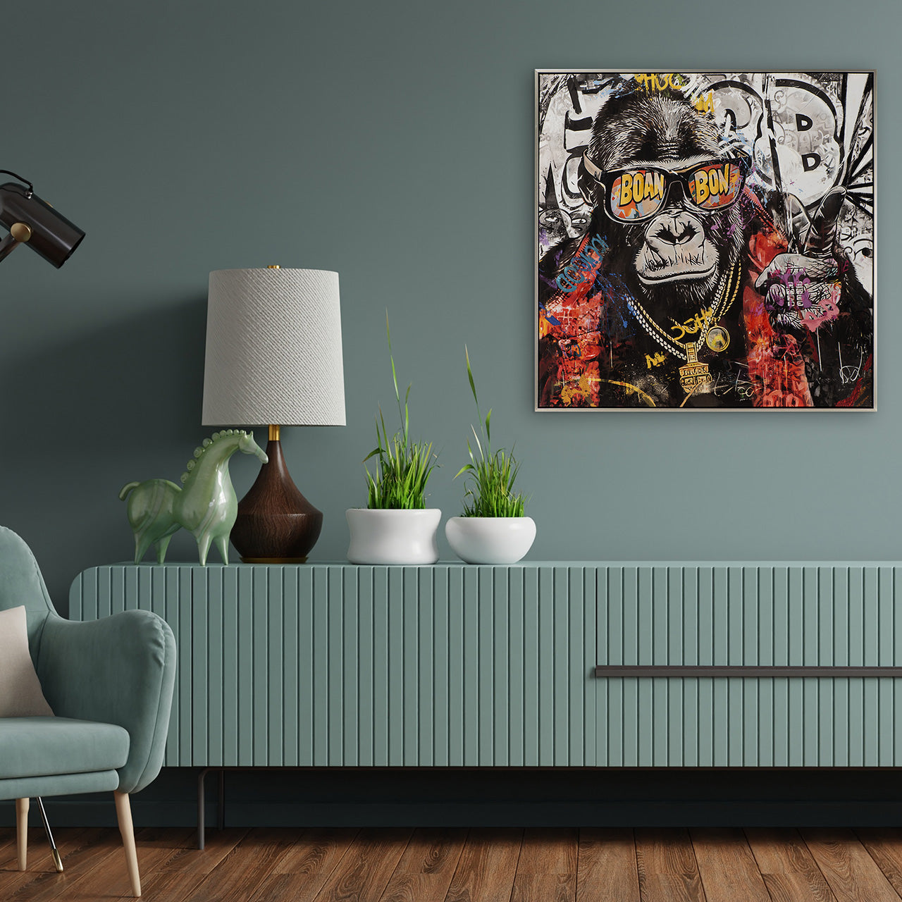 painting Rapper's Paradise