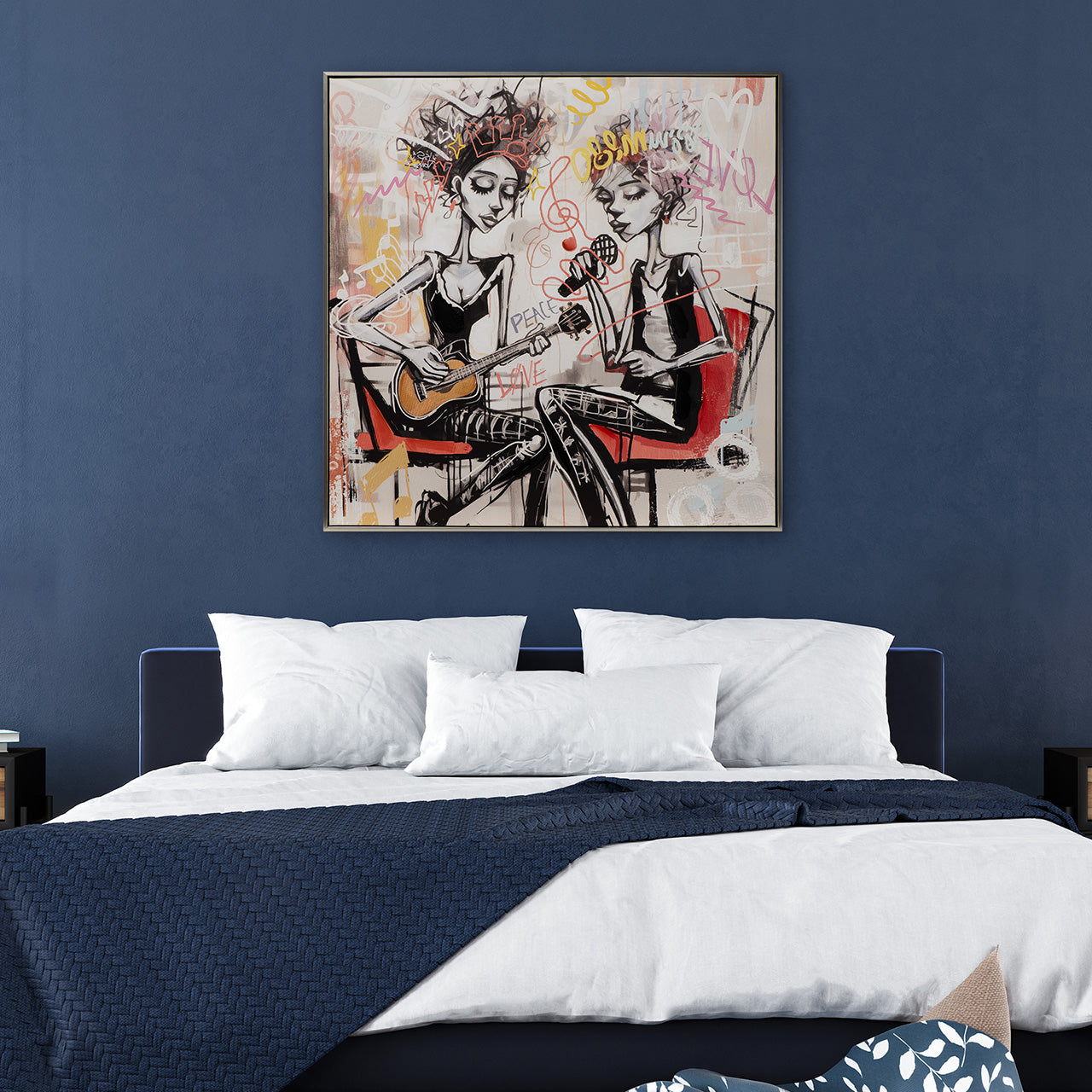 painting Let The Music Play