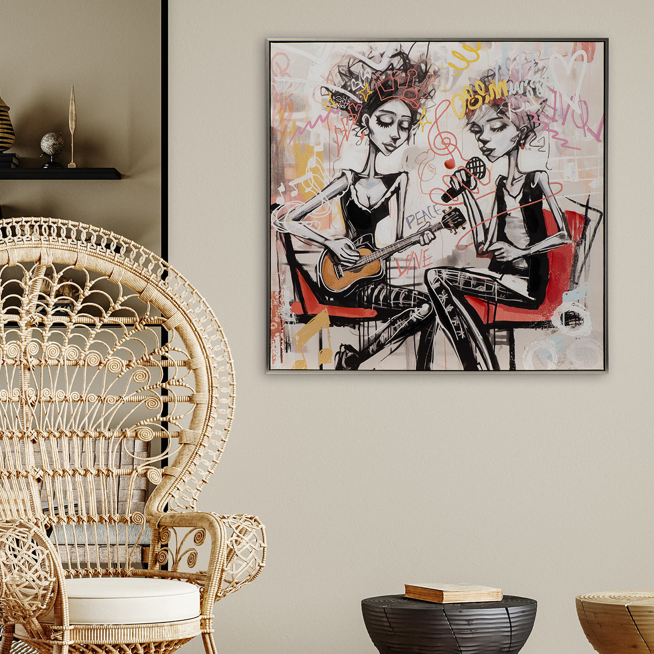 painting Let The Music Play