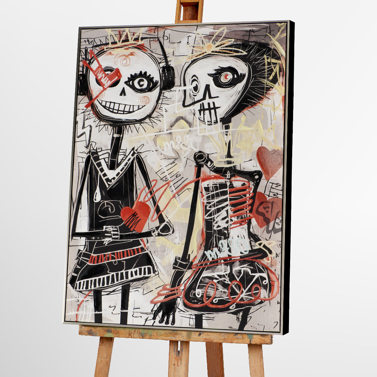 peinture Meilleurs amis