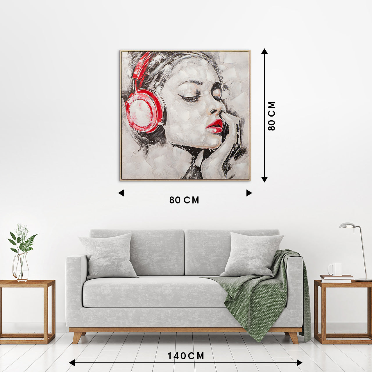 peinture Écoutez la musique