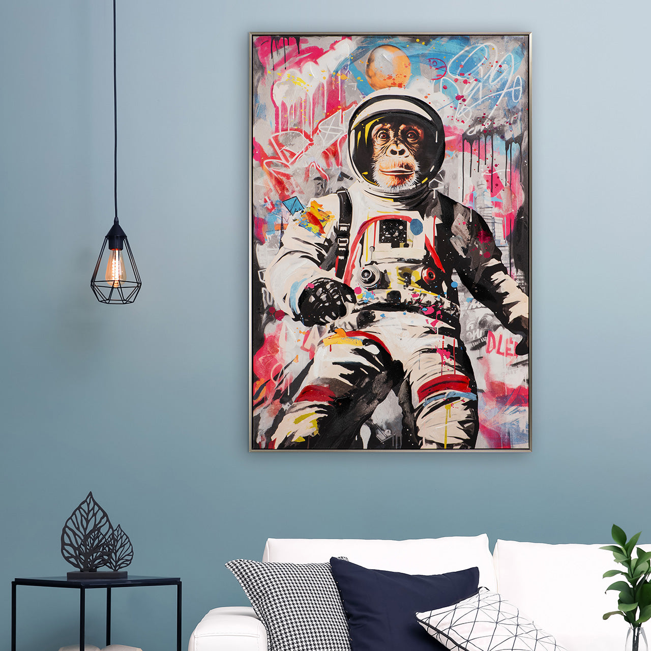 peinture Fil vers la Lune