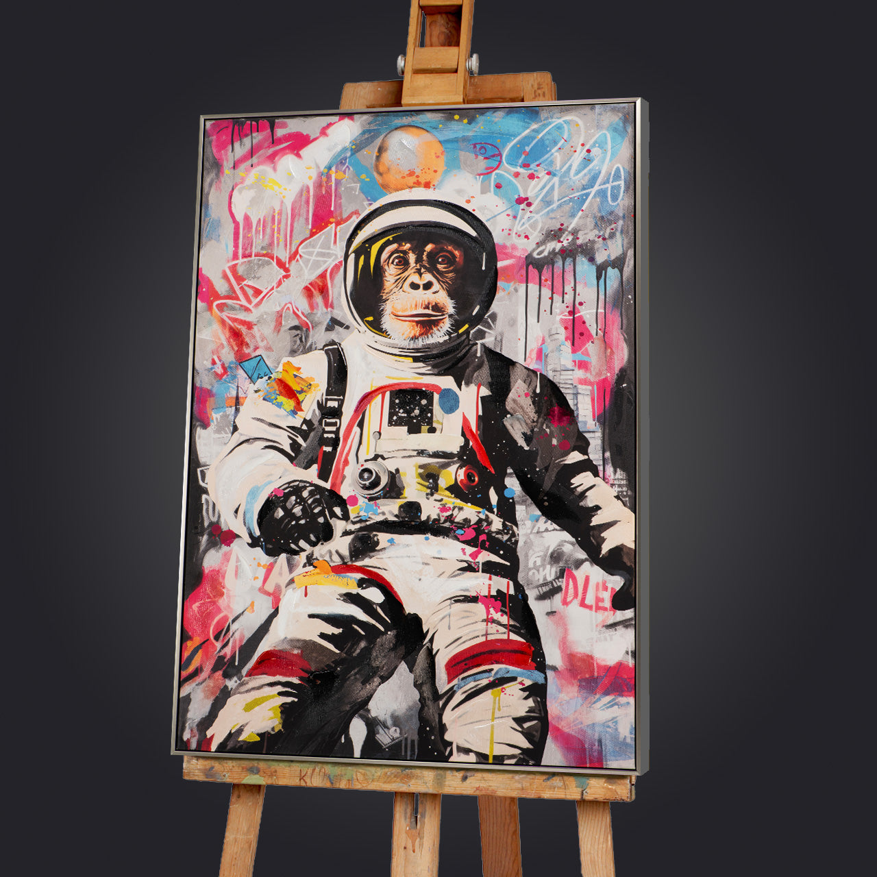 peinture Fil vers la Lune